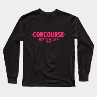 Concourse Bronx Emblem - NY Apparel Long Sleeve T-Shirt